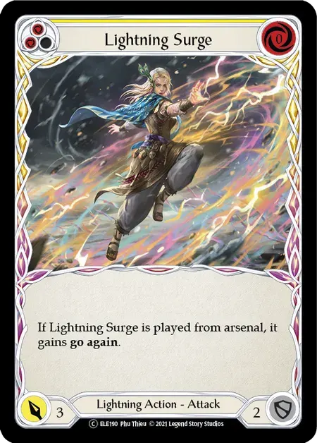 【U-ELE190/EN】Lightning Surge[Yellow]