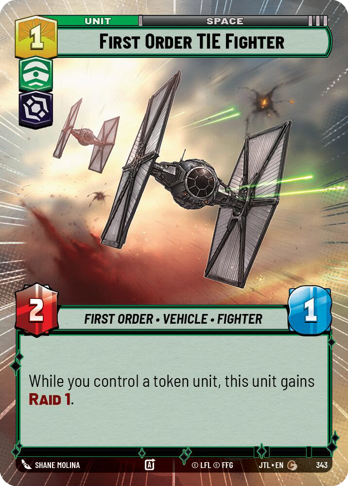 【JTL815/EN】First Order TIE Fighter (HYPERSPACE/FOIL)