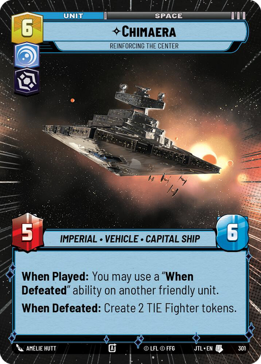 【JTL301/EN】Chimaera - Reinforcing the Center(Hyperspace)
