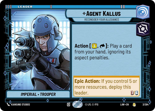 【LAW003/EN】Agent Kallus - Reconsider Your Allegiance