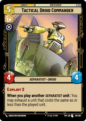 【TWI184/EN】Tactical Droid Commander(FOIL)