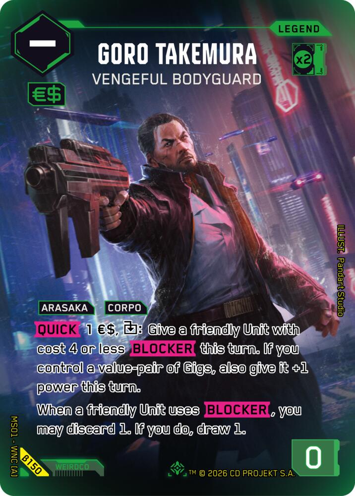 【WNCBβ150/EN】Goro Takemura: Vengeful Bodyguard（ICONIC）