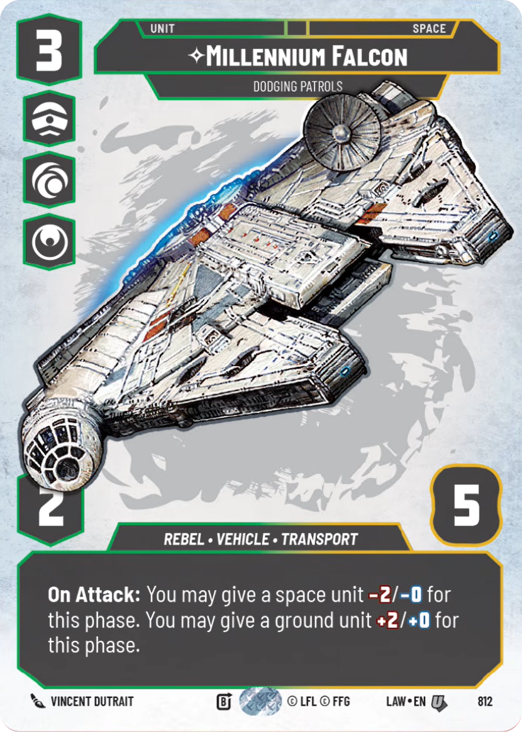 【LAW812/EN】Millennium Falcon - Dodging Patrols(Prestige)