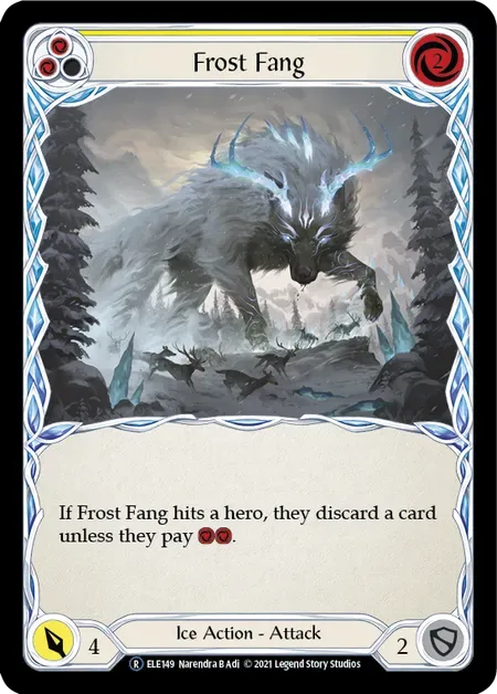 【U-ELE149/EN/RF】Frost Fang[Yellow]