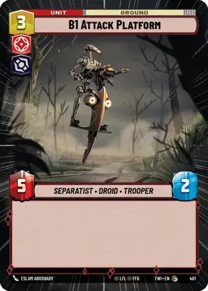 【TWI401/EN】B1 Attack Platform(HYPERSPACE/FOIL)