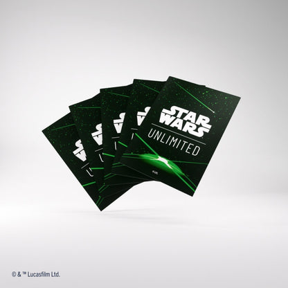 【GAMEGENIC】SWU ART SLEEVES - Card Back Green※配送方法はゆうパックをご選択ください