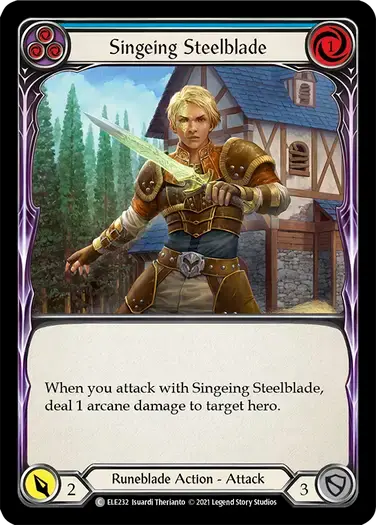 【ELE232/EN】Singeing Steelblade[Blue]
