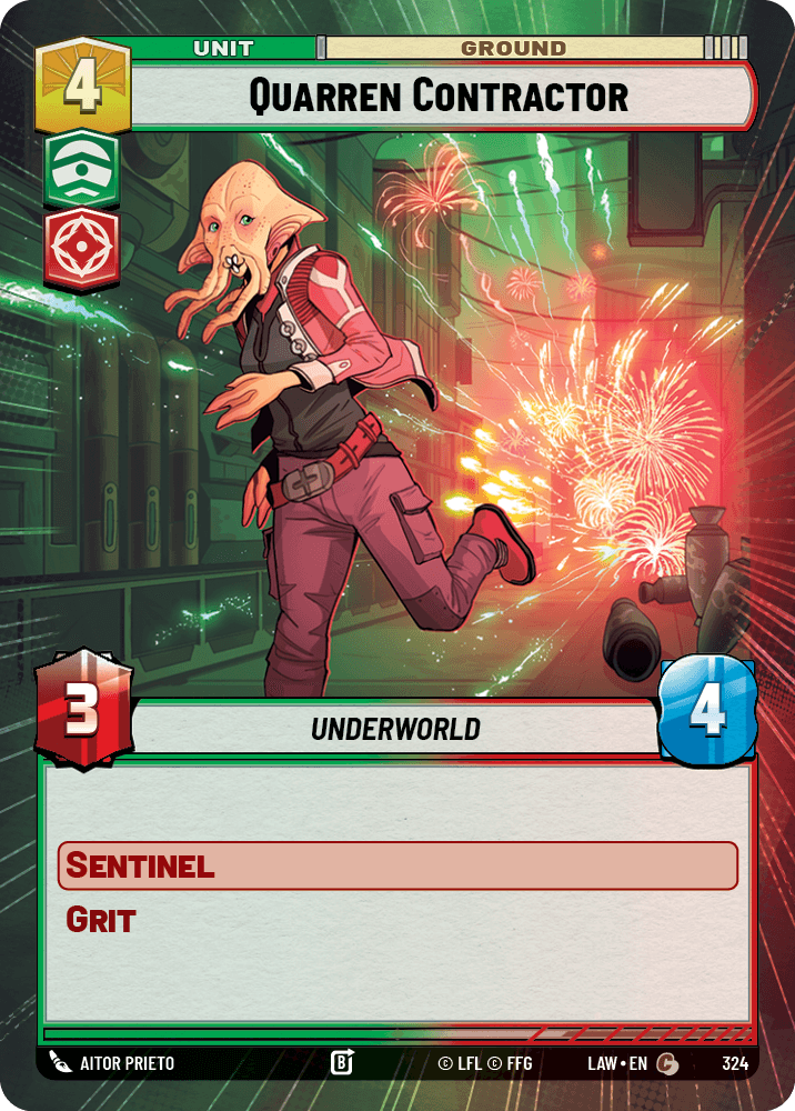 【LAW324/EN】Quarren Contractor (Hyperspace)