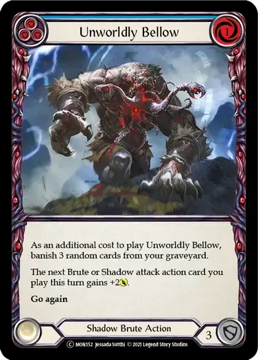 【U-MON152/EN】Unworldly Bellow[Blue]