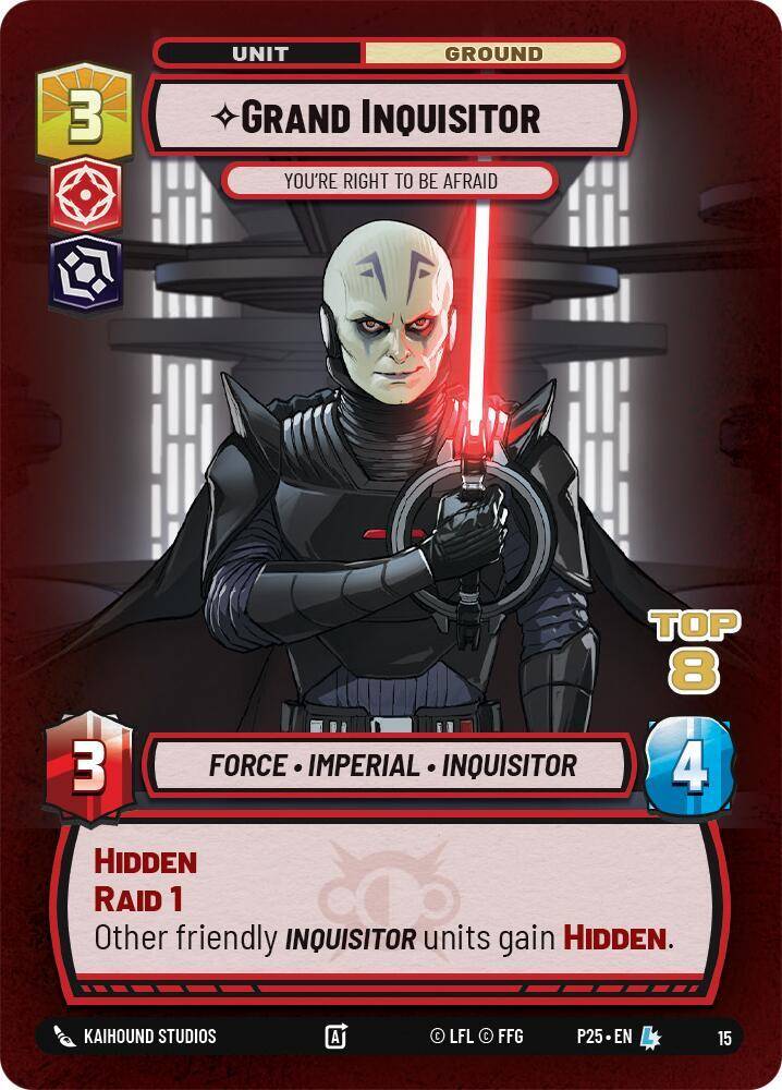 【P2515/EN】Grand Inquisitor - You're Right to Be Afraid(Top8 Foil)