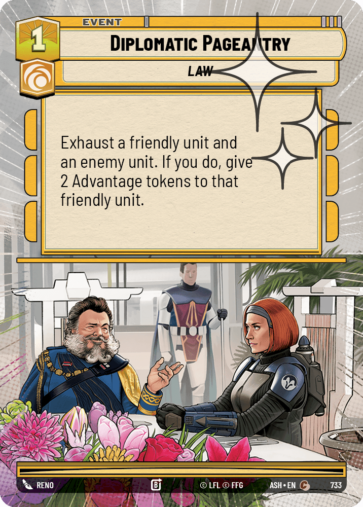 【ASH733/EN】Diplomatic Pageantry (Hyperspace/Foil)