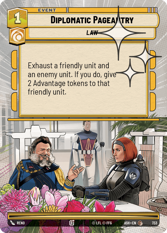 【ASH733/EN】Diplomatic Pageantry (Hyperspace/Foil)