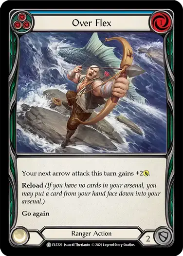 【ELE221/EN】Over Flex[Blue]