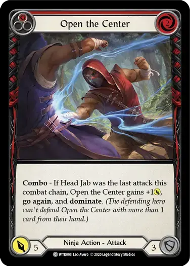 【U-WTR095/EN】Open the Center[Red]