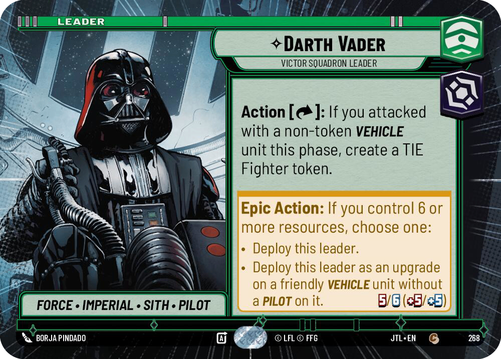 【JTL268/EN】Darth Vader - Victor Squadron Leader(Hyperspace)