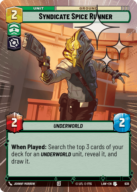 【LAW638/EN】Syndicate Spice Runner (Hyperspace/Foil)