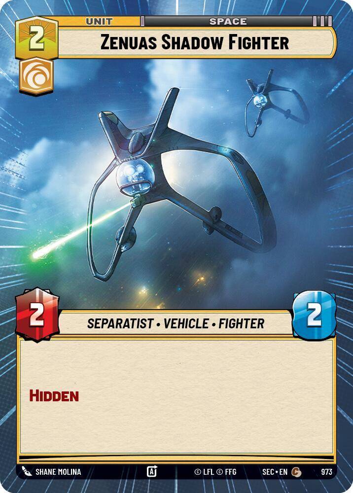 【SEC0973/EN】Zenuas Shadow Fighter (Hyperspace/Foil)