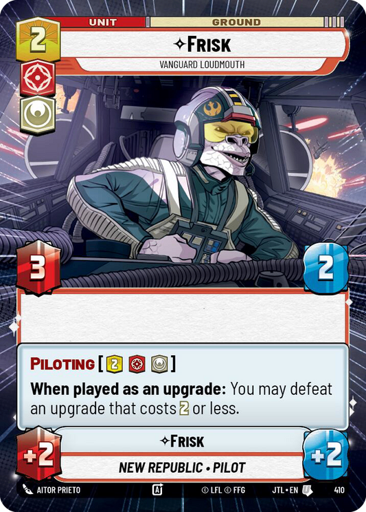 【JTL882/EN】Frisk - Vanguard Loudmouth (HYPERSPACE/FOIL)