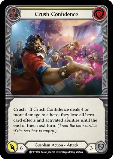 【U-WTR064/EN/RF】Crush Confidence[Yellow]