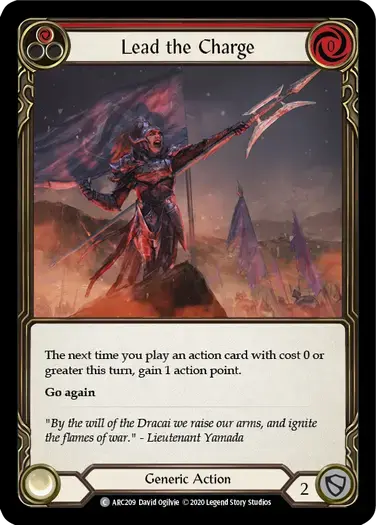 【U-ARC209/EN】[RF] Lead the Charge[Red]
