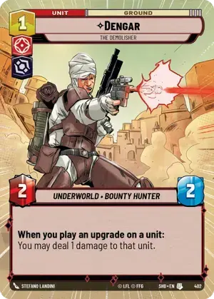 【SHD402/EN】Dengar - The Demolisher (HYPERSPACE/FOIL)