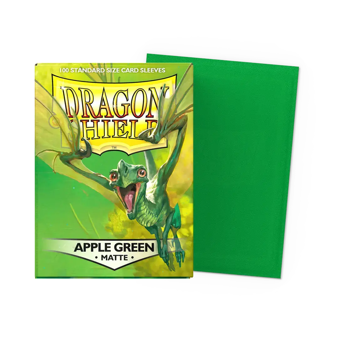 【Dragon Shield】Matte - APPLE GREEN(スタンダードサイズ/100枚入り)※配送方法はゆうパックをご選択ください