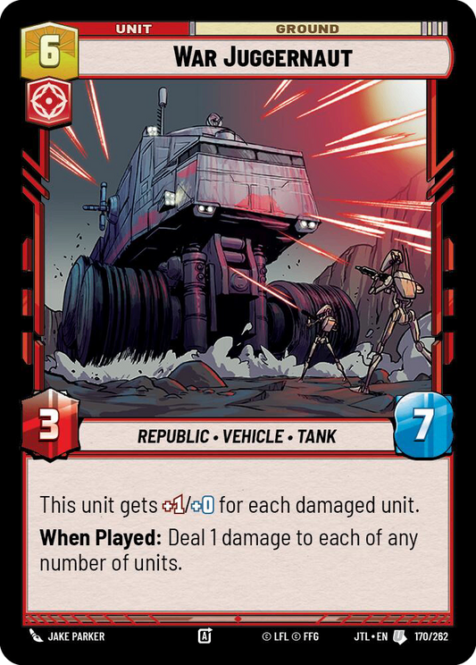 【JTL668/EN】War Juggernaut(Foil)