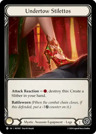 【MST007/EN】Undertow Stilettos/反抗の高踵