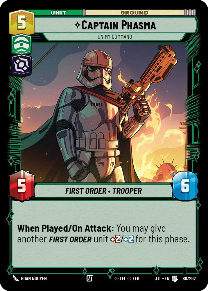 【JTL586/EN】Captain Phasma - On My Command(Foil)