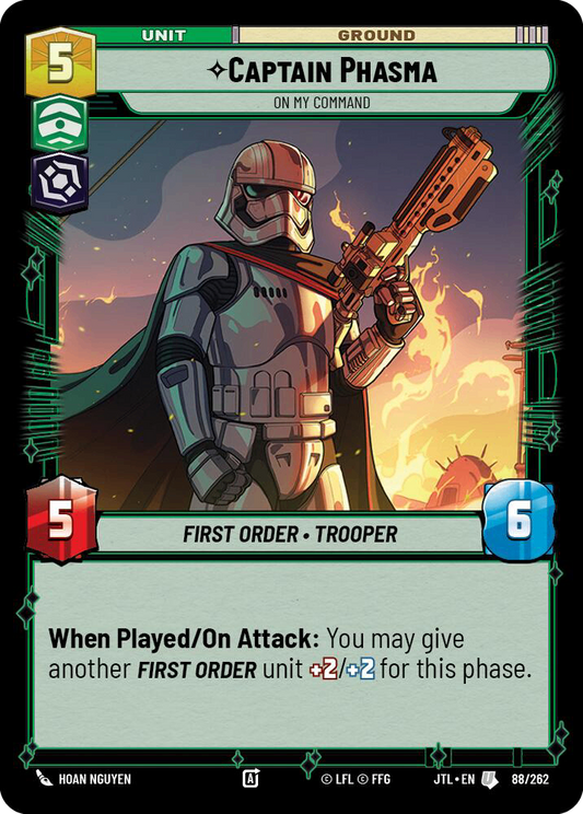 【JTL586/EN】Captain Phasma - On My Command(Foil)