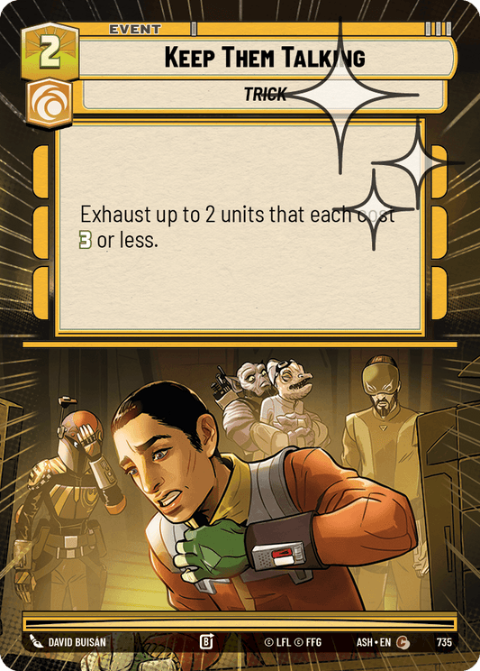 【ASH735/EN】Keep Them Talking (Hyperspace/Foil)