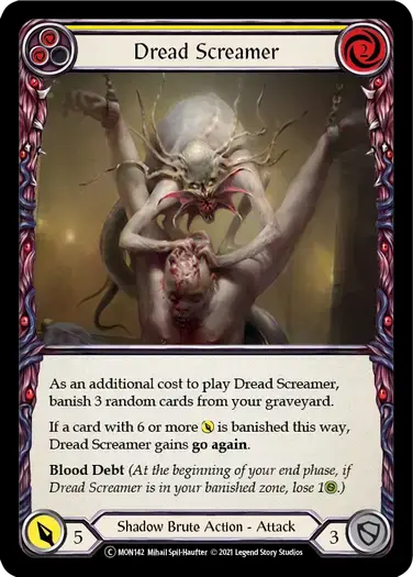 【U-MON142/EN】Dread Screamer[Yellow]