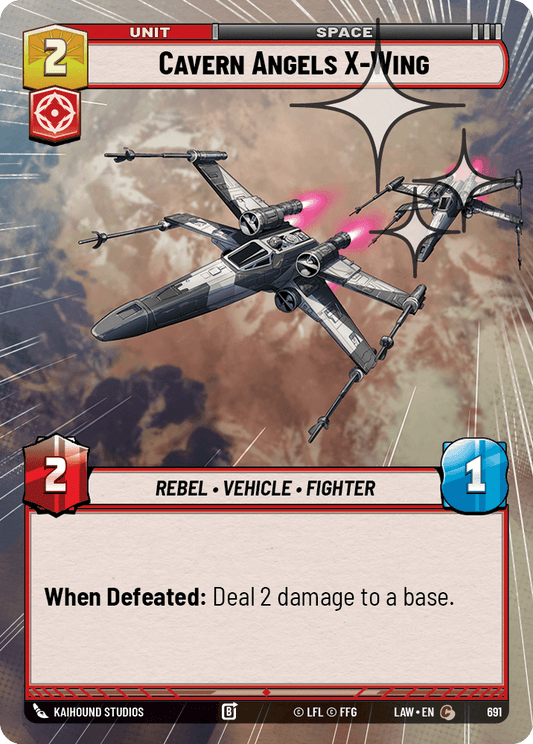 【LAW691/EN】Cavern Angels X-Wing (Hyperspace/Foil)
