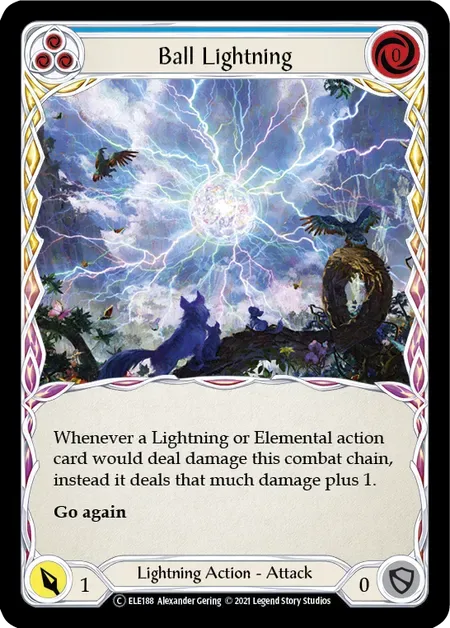 【U-ELE188/EN】Ball Lightning[Blue]