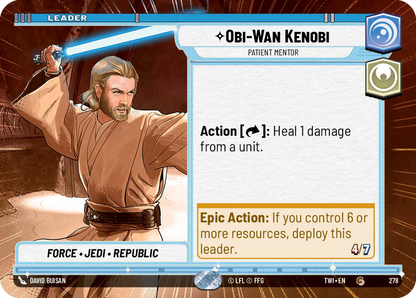 【TWI278/EN】Obi-Wan Kenobi - Patient Mentor(HYPERSPACE)