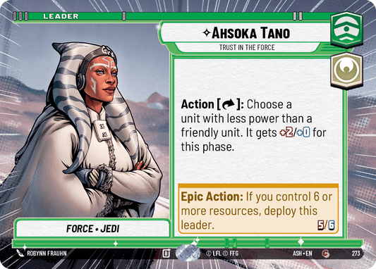 【ASH273/EN】Ahsoka Tano - Trust in the Force (Hyperspace)