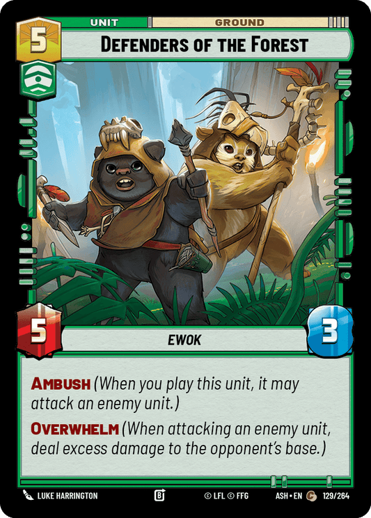 【ASH129/EN】Defenders of the Forest