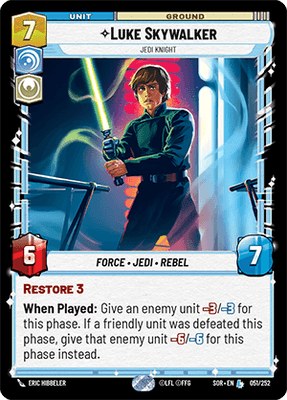 【SOR051/EN】Luke Skywalker - Jedi Knight