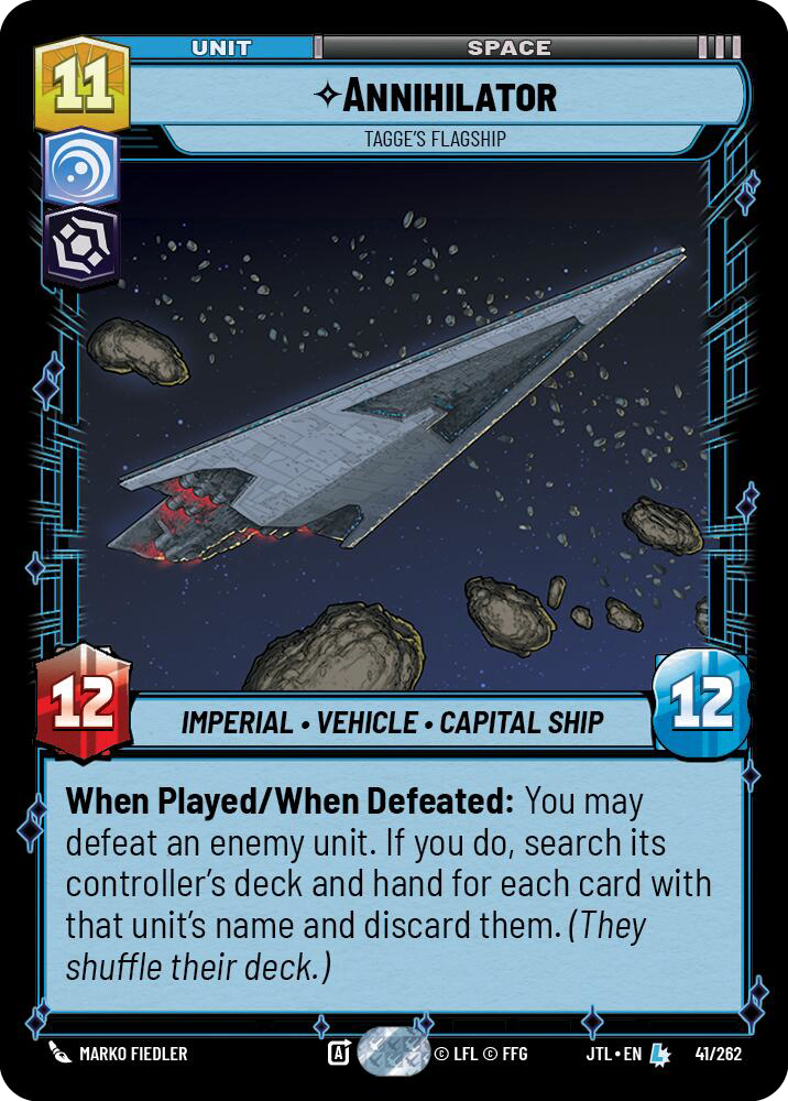 【JTL539/EN】Annihilator - Tagge's Flagship(Foil)