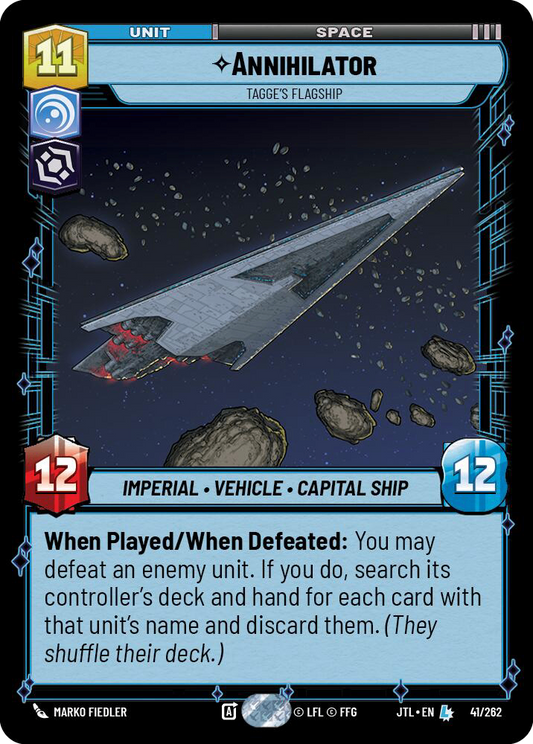 【JTL539/EN】Annihilator - Tagge's Flagship(Foil)