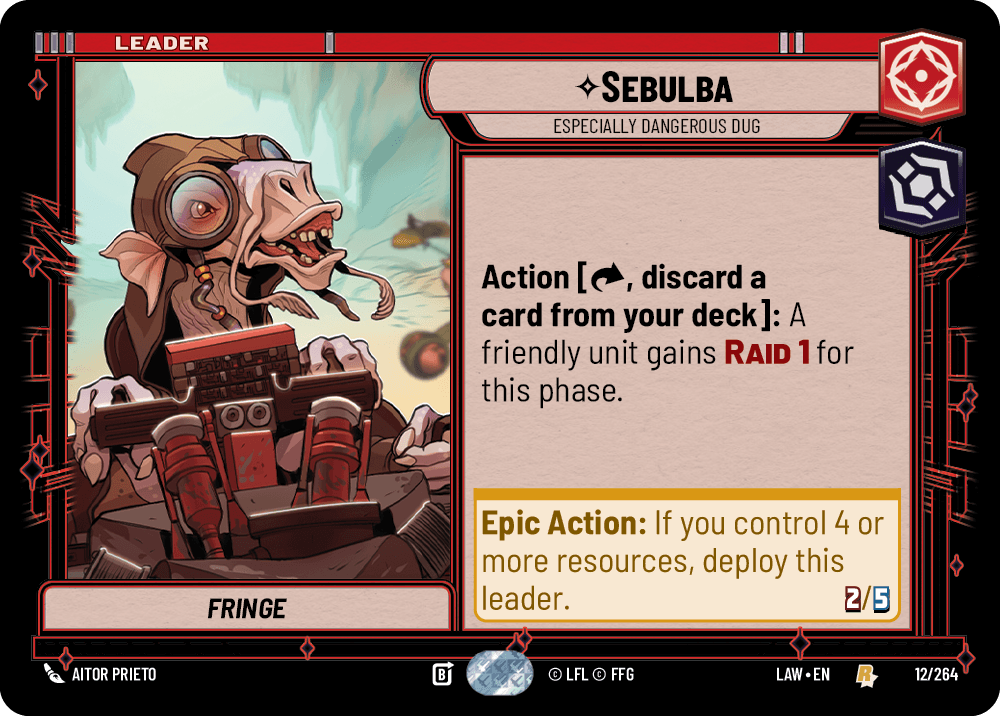 【LAW012/EN】Sebulba - Especially Dangerous Dug