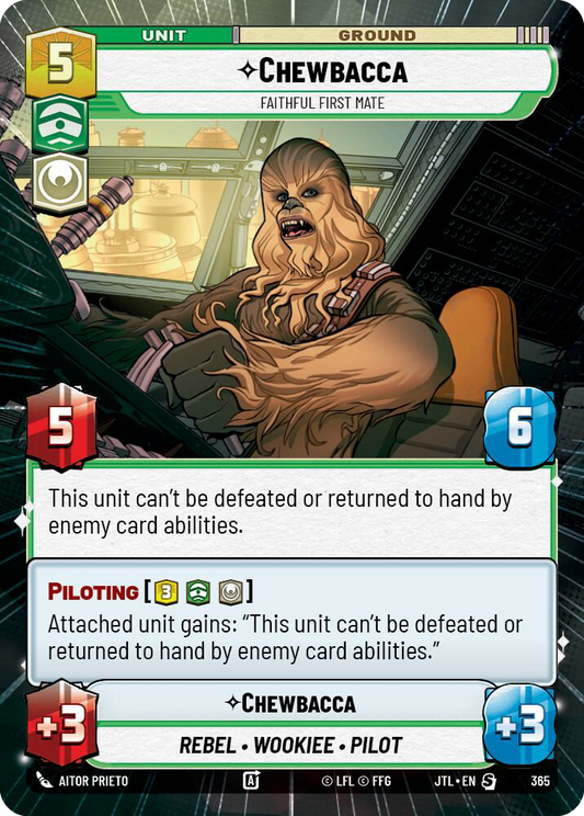 【JTL365/EN】Chewbacca - Faithful First Mate(Hyperspace)