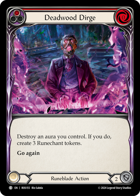 【ROS155/EN】Deadwood Dirge/デッドウッドの哀歌[Red]