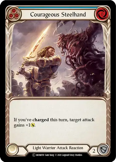 【U-MON059/EN】Courageous Steelhand[Blue]