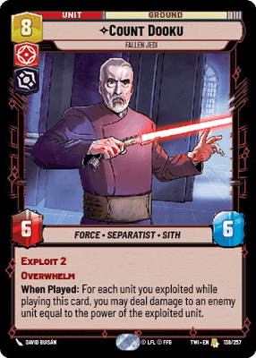 【TWI138/EN】Count Dooku - Fallen Jedi