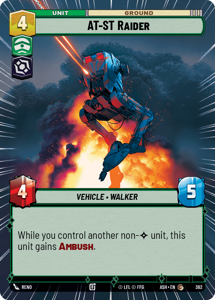 【ASH362/EN】AT-ST Raider (Hyperspace)