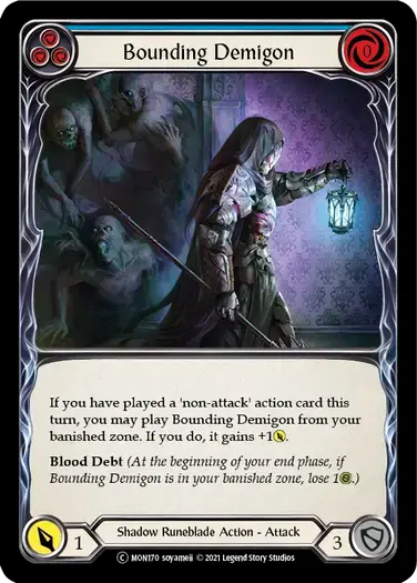 【U-MON170/EN/RF】Bounding Demigon[Blue]