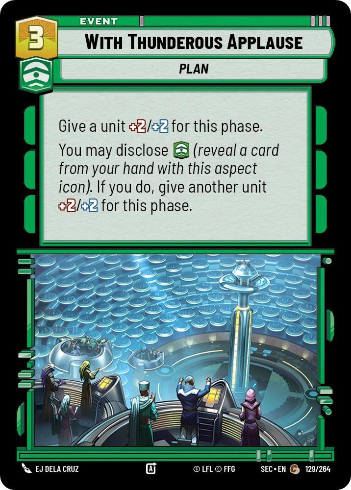 【SEC0129/EN】With Thunderous Applause