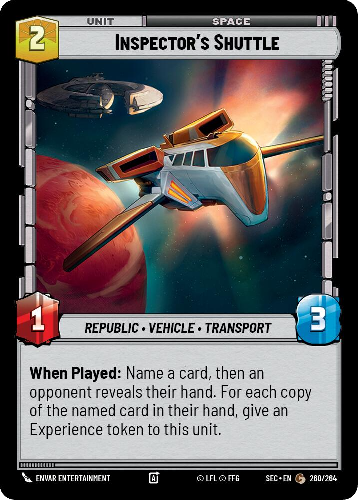 【SEC0260/EN】Inspector's Shuttle