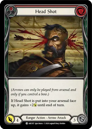 【U-ARC057/EN】Head Shot[Red]